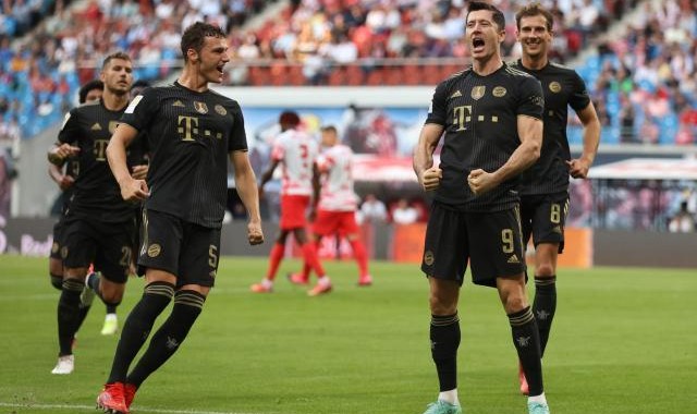 开云电子-【德甲】莱万点射却失单刀 拜仁4比1莱比锡RB列次席